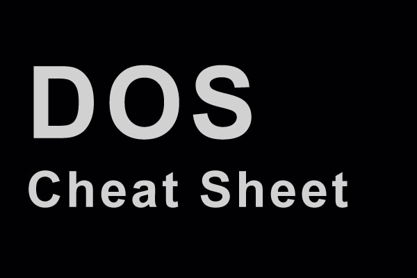 DOS cheat sheet